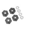 4pcs RC Hex Coupler Professional Aluminum Alloy RC Wheel Hex Adapter for 1 10 RC Cars