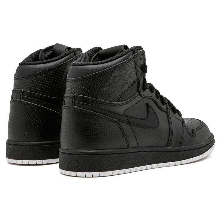 Jordan 1 Ретро High OG GS Черный Перфорированный 575441-002