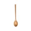 Wooden Shaft Stirring Spoon, Japanese Style Shaft, Dining Kitchen Cooking Spoon, Household Spoon, Length 23.5 Cm, Width 4.3 Cm (HM235-43TMQ), 1 Piece
