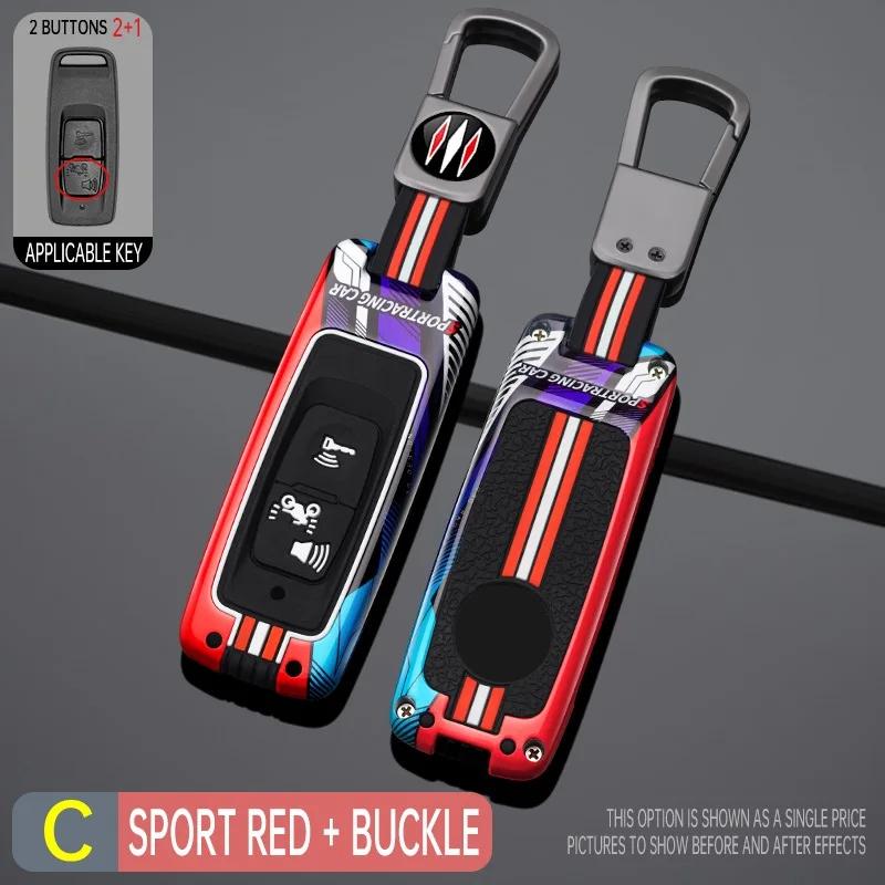 CPO1 Racing Style Metal Key Case Cover For Honda Motorcycle SH125 Forza 350 250 750 ADV 150 X-ADV SH150i SH300 150 PCX125 Accesorios
