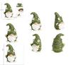 Frog Gnome Figurine Resin Decor For Home Garden Creative Display