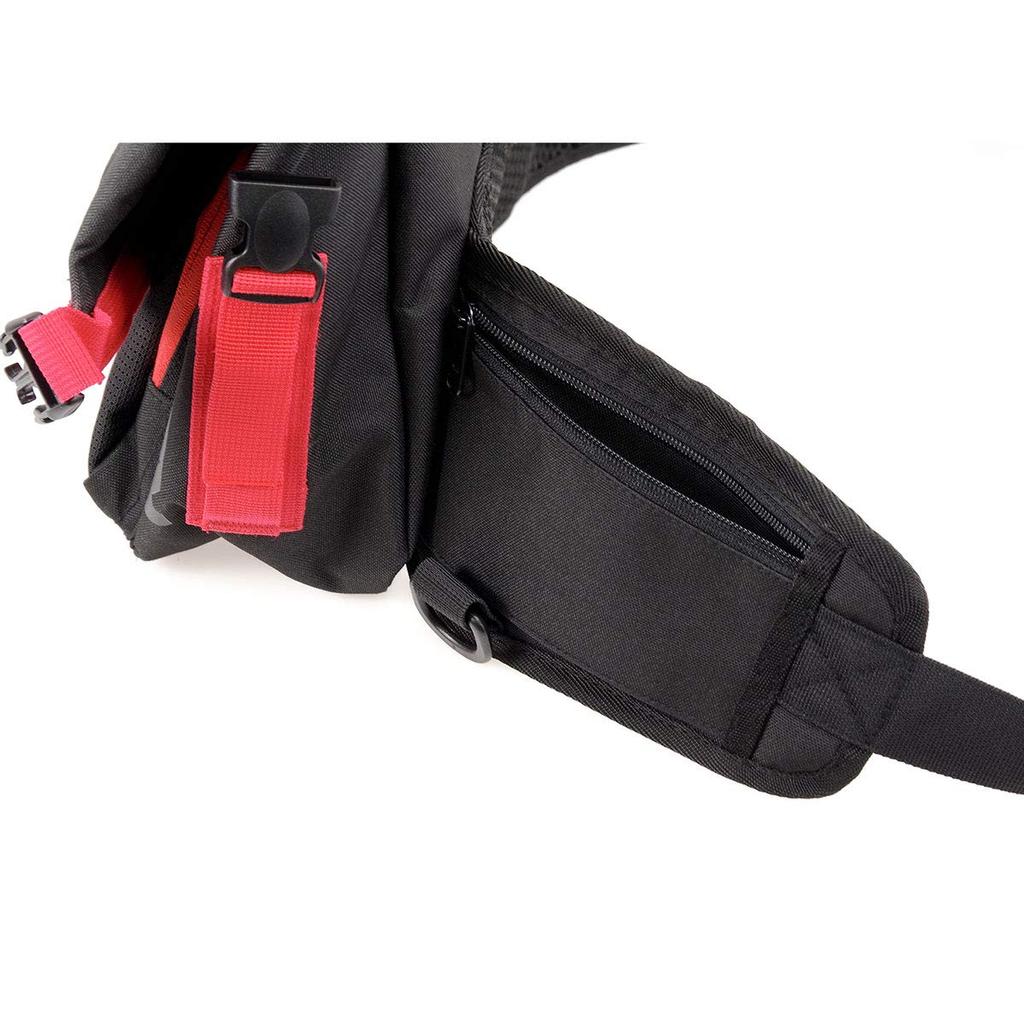 Motorcycle Waterproof Waist Bag 8L Black Free 13003 Waterproof [Komine] SA-244