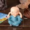 Creative 4 Little Monk Resin Ornaments, Desktop Decoration Crafts