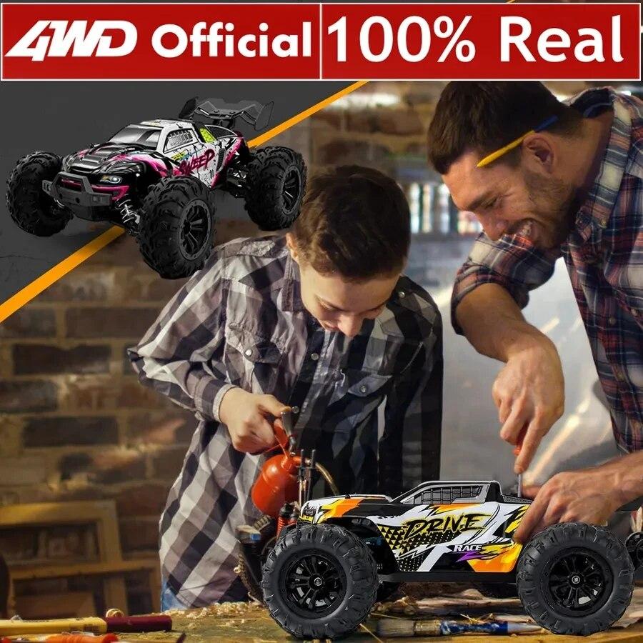 Новый высокоскоростной гоночный внедорожник 4WD RC Car 50 км/ч или 80 км/ч Супер бесщеточный высокоскоростной радио 4x4 Off Road Super Fast Drift Racing RC Truck Vehicle