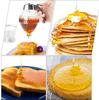 200ml Diamond Shaped Plastic Honey Dispenser Capacity Multifunctional Oil Bottle Vinegar and Sauce Dispensers Kitchen Tool