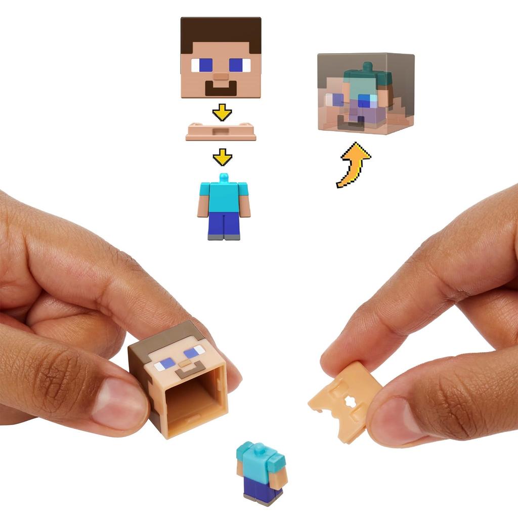 Minecraft Mob Head Mini Figure Blind Pack лет и [Surprise Pack] [6 up] 986J-HDV64