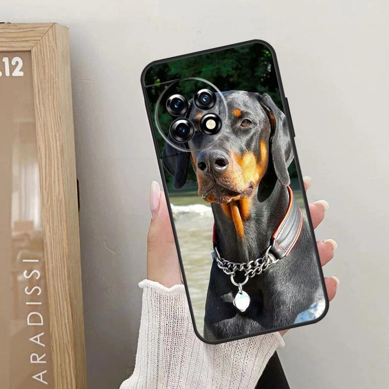Чехол с изображением собаки таксы добермана для OnePlus 12 11 9 10 Pro 9RT 10T 10R 12R OnePlus Nord 2 CE 3 Lite CE4 N10 N20