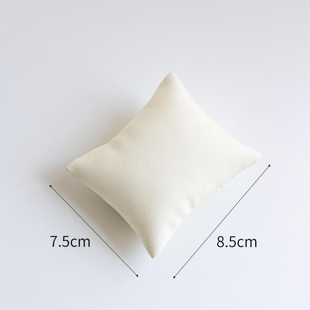 Velvet/leather Jewelry Pillow Stand Small Pillow Prop Watch Bracelet Bangle Cushion Holder Gifts Display Organizer Pillow