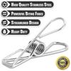 100 Pack Clothes Pegs, Stainless Steel Laundry Hanging Clothesline Clips less