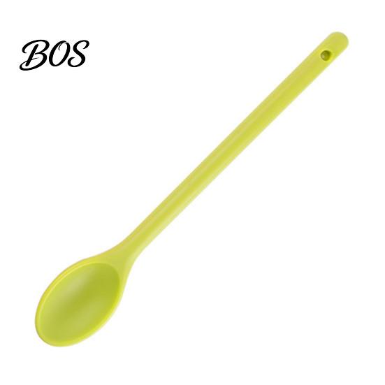 Dishwasher-safe Silicone Spoon Long Handle Spoon, Heat Resistant Food Grade Stirring Easy to Clean Dishwasher Safe Non-stick Mixing Kitchen