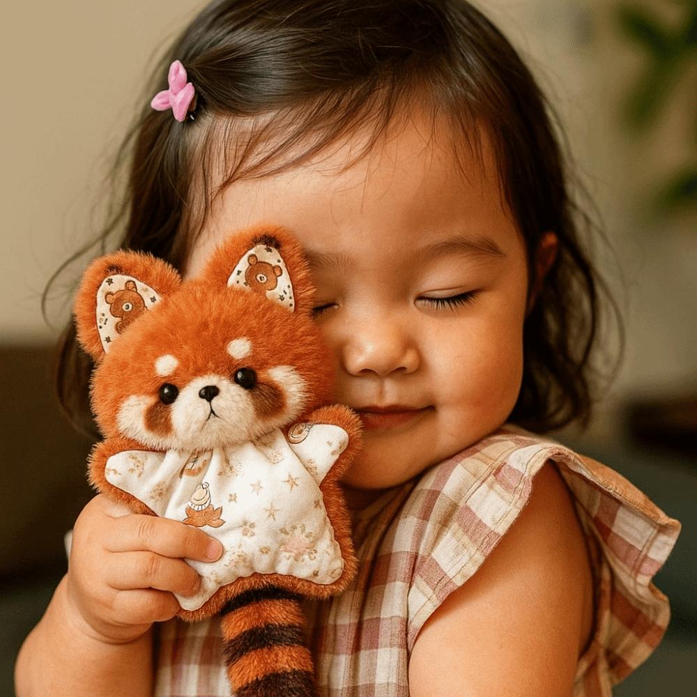 Emotional Support Bean Bag Material Kit Diy Soothing Towel Pendant Raccoon Plush Toy  Gift