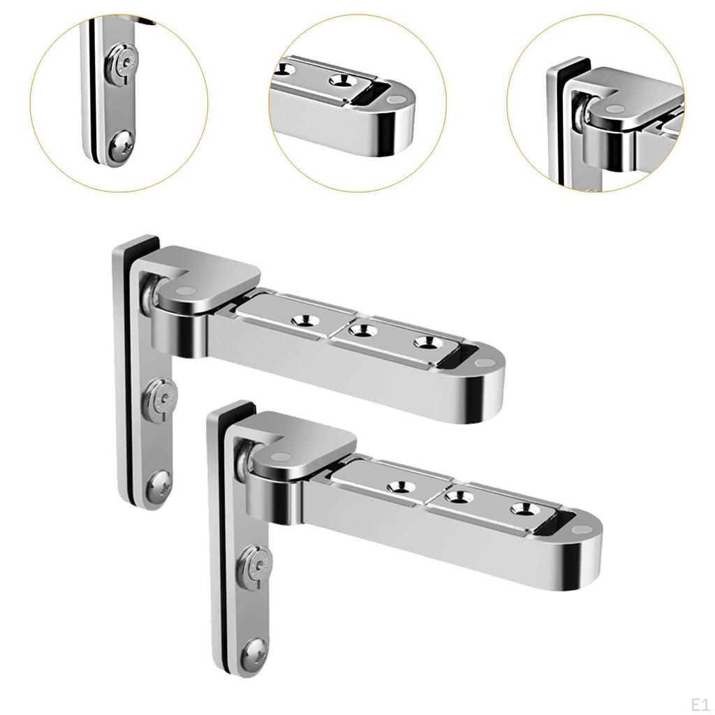 Hide Door Hinge Heavy Duty Outward Universal Easy to Install Zinc Alloy Invisible Hinges for
