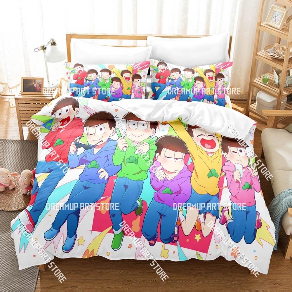 3D Печатный Забавный Комплект Постельного Белья Osomatsu San для Мальчиков Девочек Пододеяльник Наволочка Размеры Twin Queen King Full Single Double