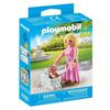 PLAYMOBIL 71737 Dame Avec Chihuahua Et Le Panier Pour Le Transport, My Life, 8 Pièces, Dès 4 Ans