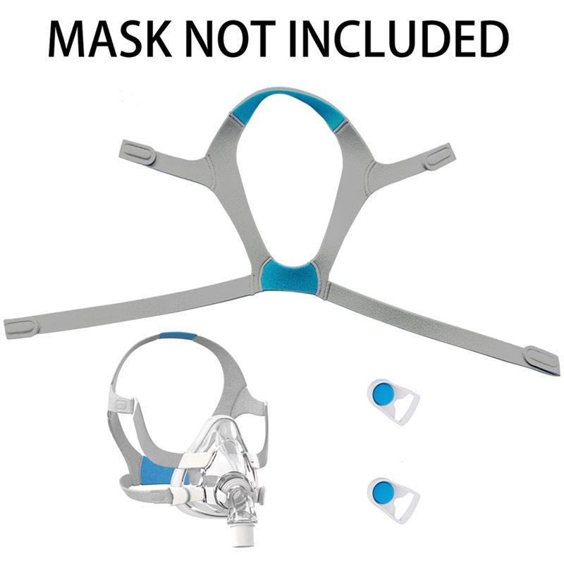 3X Ремешок для маски Airfit F20, Запасной ремешок для CPAP-маски с клипсами, CPAP-аксессуары для Airfit/Airtouch F20