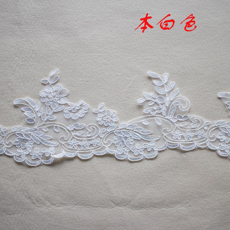 7 см Многоцветная дрель для ногтей Трехмерный цветок Блестки Декоративная одежда Юбка Манжеты Этнический стиль Аксессуары Кружево