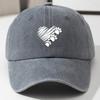 Heart Shaped and Paw Print Design Baseball Caps for Men and Women Are Lightweight and Durable, Outings