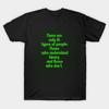 Men Black Print T-shirt Super Large TShirt There-are-10-types-of-people No-Cut Transfer Paper Print Cotton Tshirt