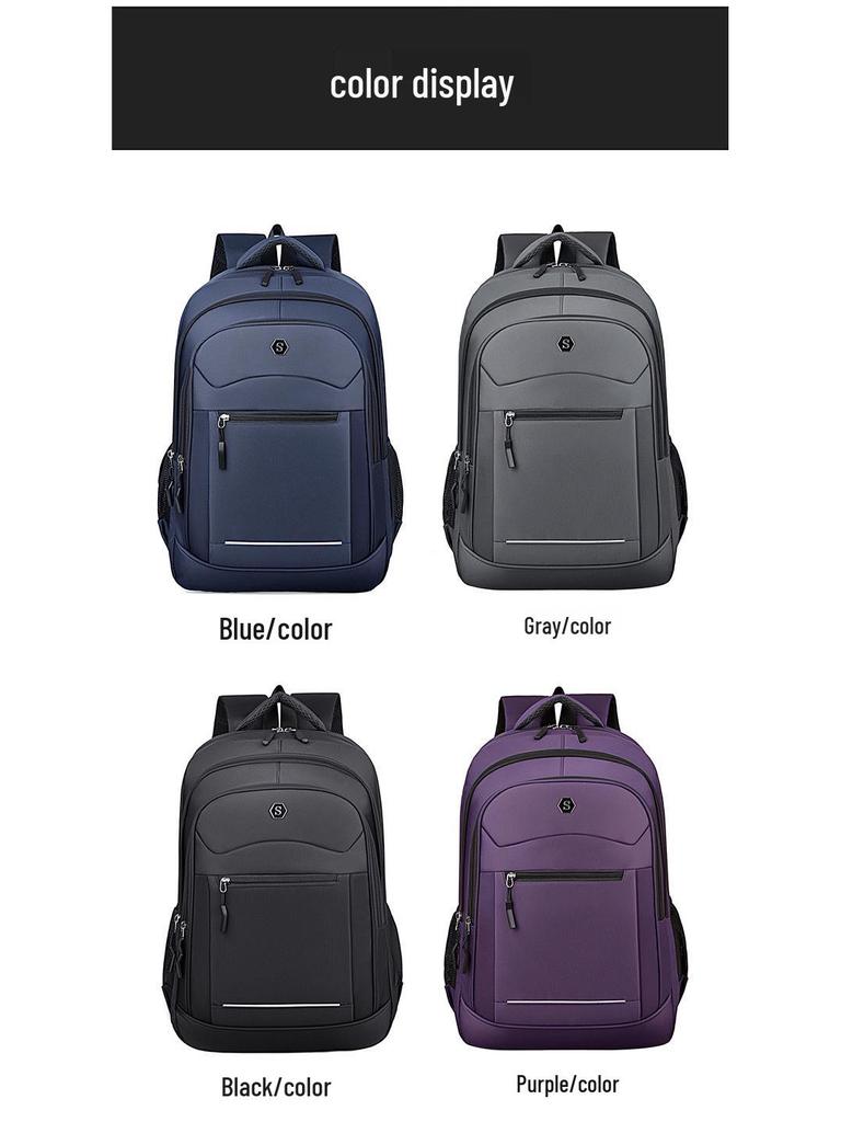 Cross-border Commuting Backpack: Large Capacity, Multifunctional, Water-resistant Laptop Bag for Students