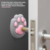 Cat Paw Doorknob Crash Pad Mute Cabinet Door Handle Lock Silencer Anti-Collision Pad Wall Protector Windproof Doorknob Pad Household Supplies