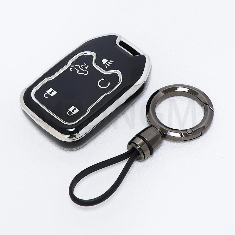 Корпус ключа с 5/6 кнопками, чехол-брелок, держатель для GMC Sierra Acadia Terrain Yukon для Chevrolet Silverado Suburban Tahoe, чехол для автомобильного ключа, смарт