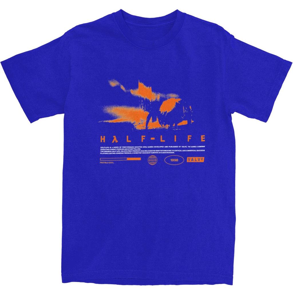 Мужская футболка Видеоигры HALFS LIFES V3 Футболки Модные Крутые Летние Футболки Смешной Принт Чистый Хлопок Топы Большой Размер 5XL