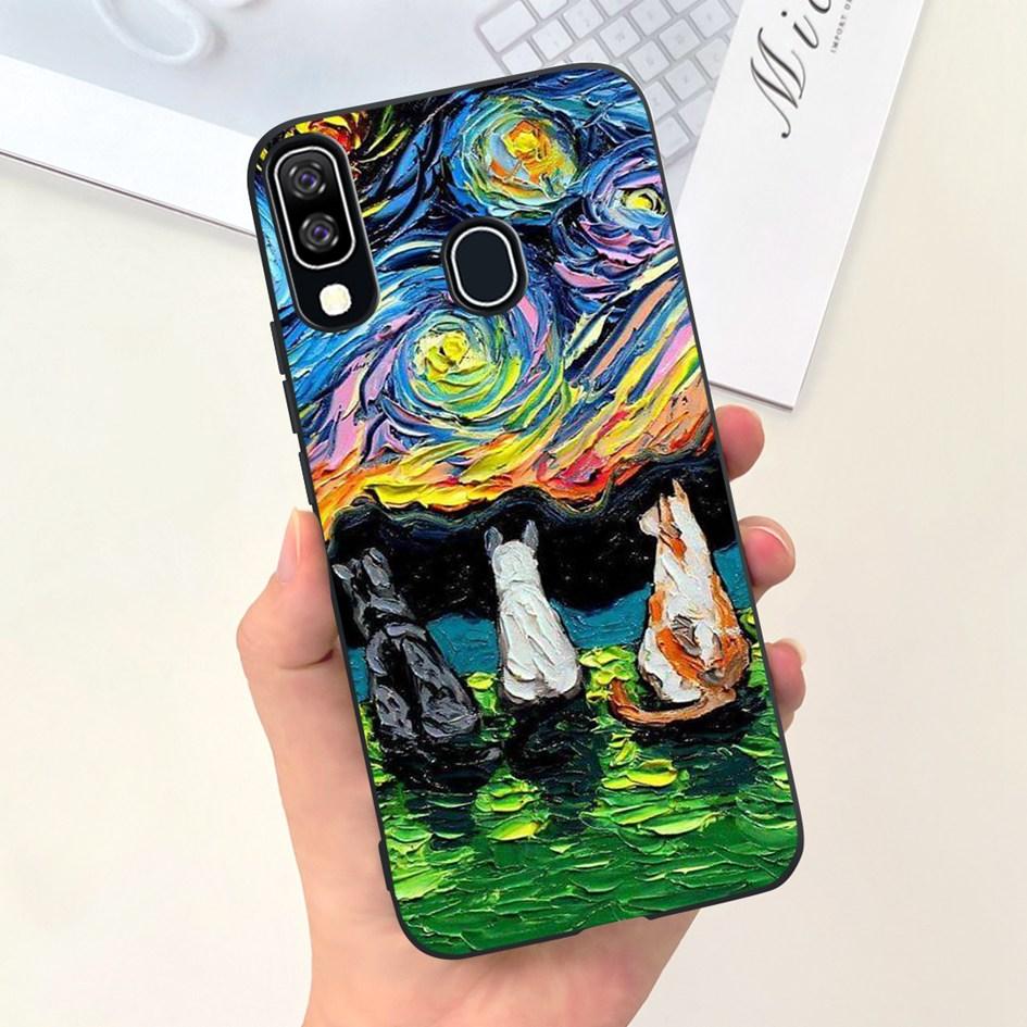 Чехол для Samsung A40 Чехол-крышка Милый Мультяшный Мягкий Силиконовый Чехол для Телефона Для Samsung Galaxy A40 A 40 GalaxyA40 A405 SM-A405F A405F Чехлы