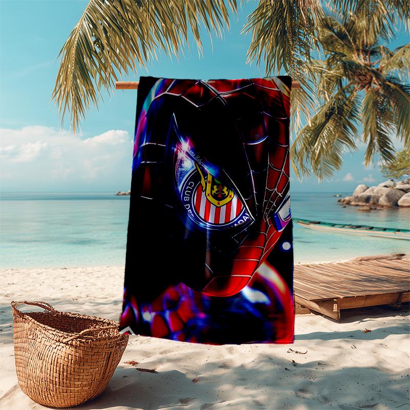 1pc Spiderman Shakti Emblem Cartoon Quick Dry Microfiber Bath Towel for Swimming Surfing Camping Unisex Holiday. SJT7201140