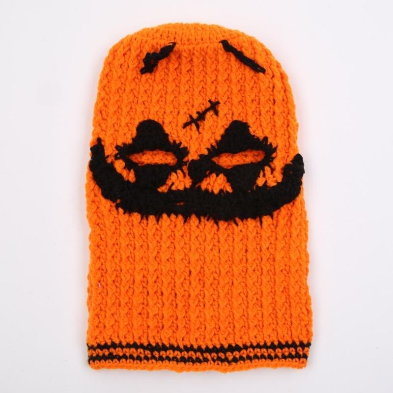 Веселая Балаклава Привидение Мужская Костюмная Шапка Подарок на Хэллоуин Теплая Мягкая Панама Подарок на Хэллоуин Теплая Мягкая Шапка Балаклава