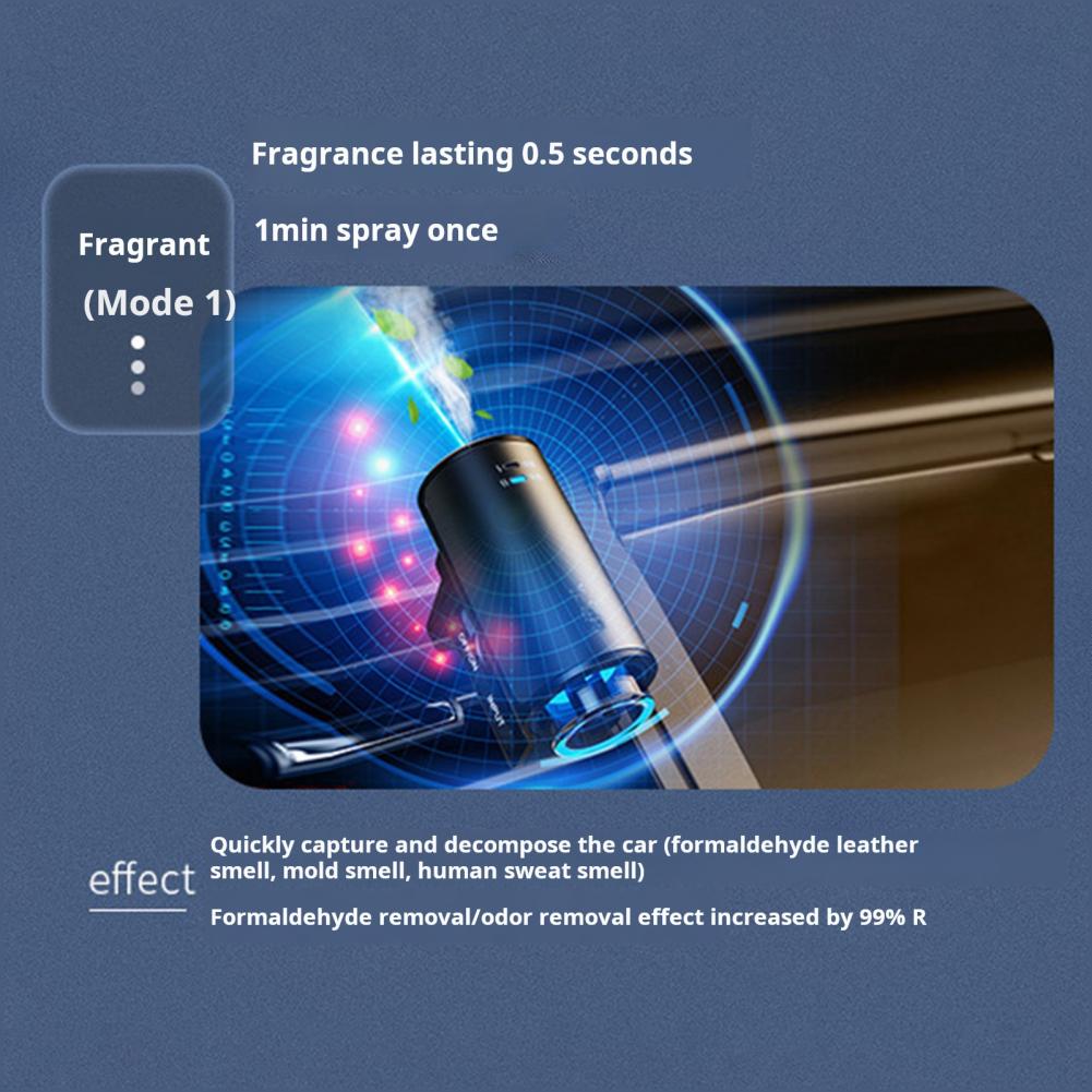Автомобильный ароматизатор, элегантный автомобильный диффузор эфирных масел с автоматическим управлением включением/выключением, мини-увлажнитель воздуха с эффектом тумана, простой в использовании