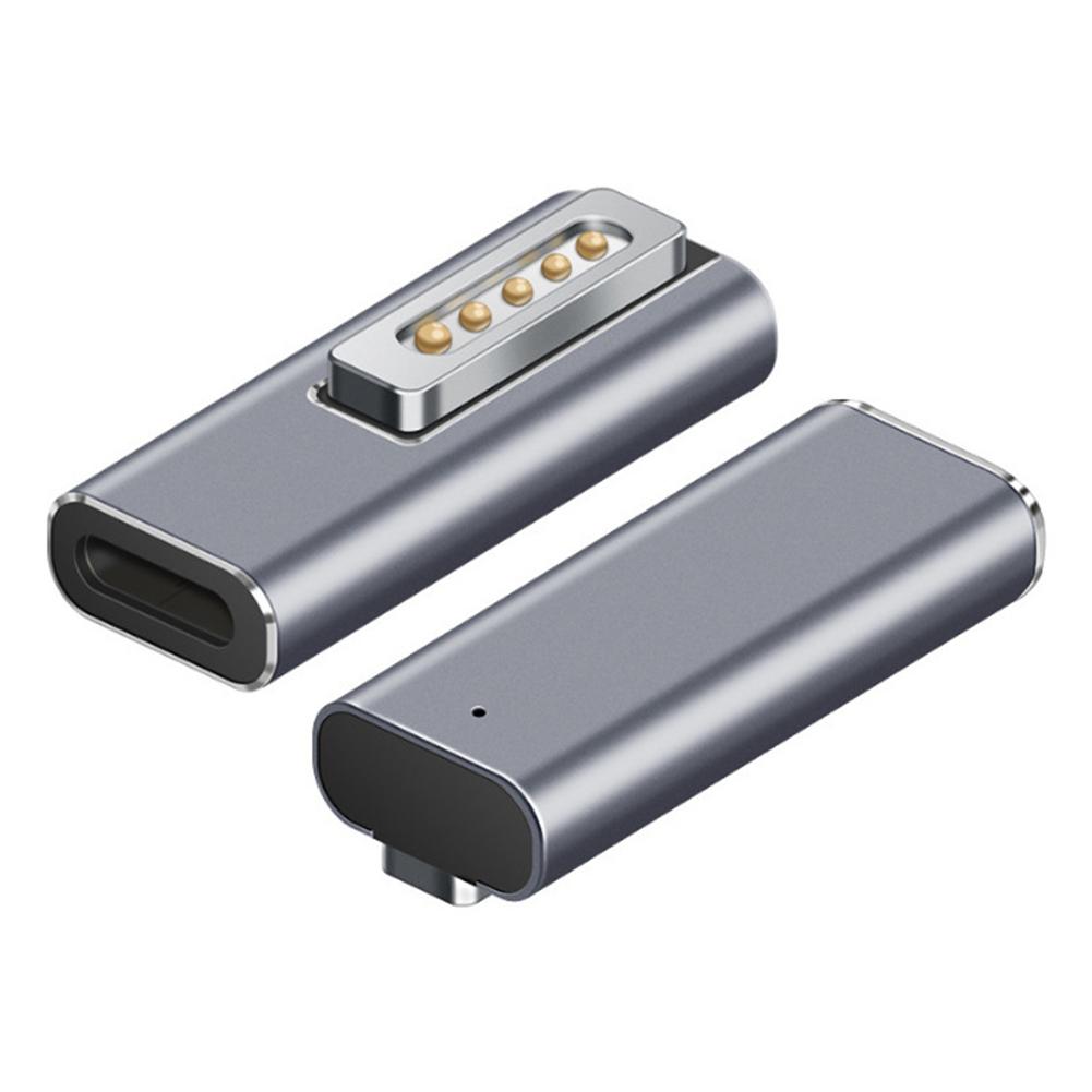 Магнитный PD-адаптер USB Type-C для Magsafe1 Magsafe 2 MacBook Pro Max 5A Быстрая зарядка USB C Female Магнитный штекер-конвертер