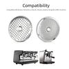 56.5mm Filter Sheet Coffee Machine Filters 5.65*5.65cm Stainless Steel Round Filter Screen Shower Head Replacement Compatible