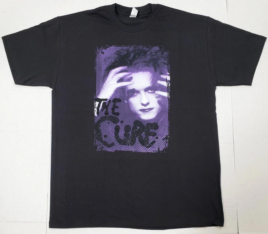 Футболка CURE 80-х New Wave Роберт Смит Мужская MEDIUM Черная Новая