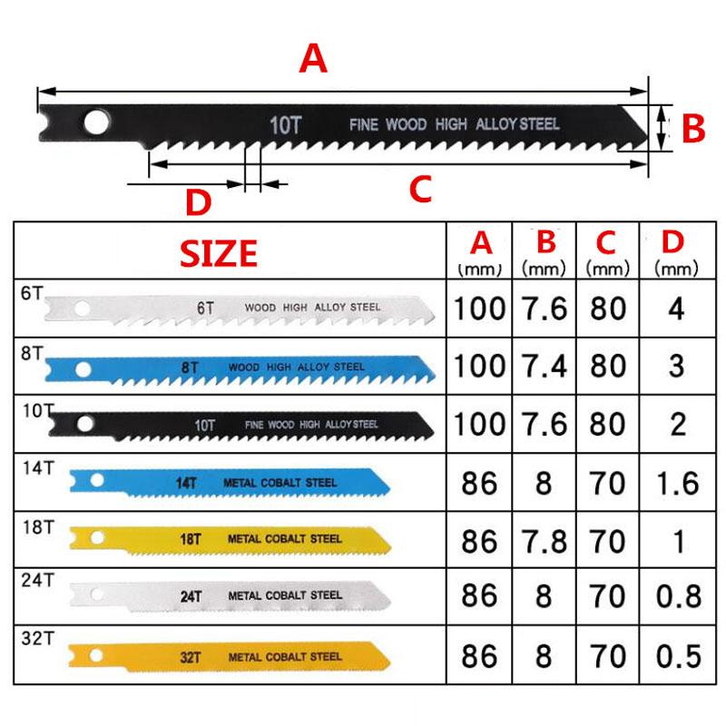 Woodworking Curve Saw Blade Sawtooth Sharp Tough Wear Resistant Multi Specification Fast Cutting Saw Blade