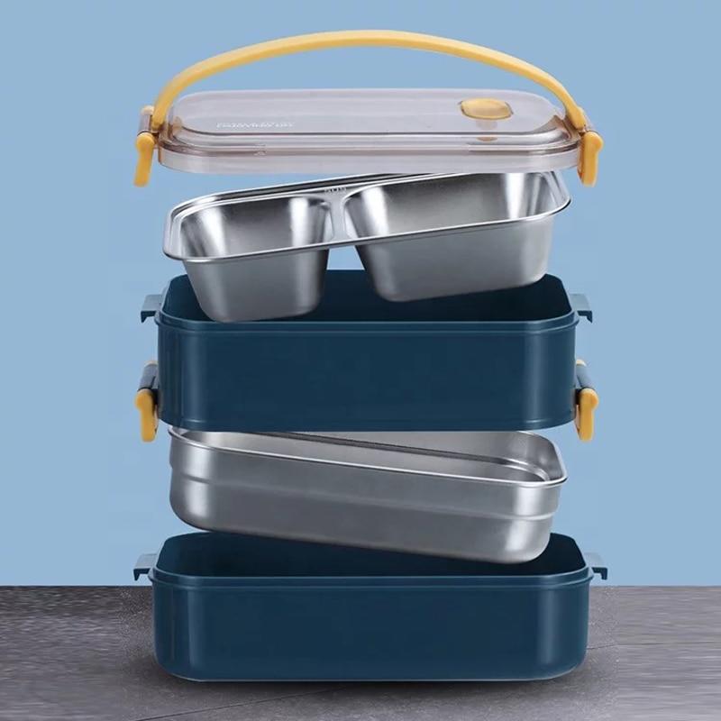 Lunch Box 200ml 304 Thermal Portable Japanese Stainless Steel Lunch Box For Kids Picnic For School Operators Seamless Food Box | Breakfast Boxes