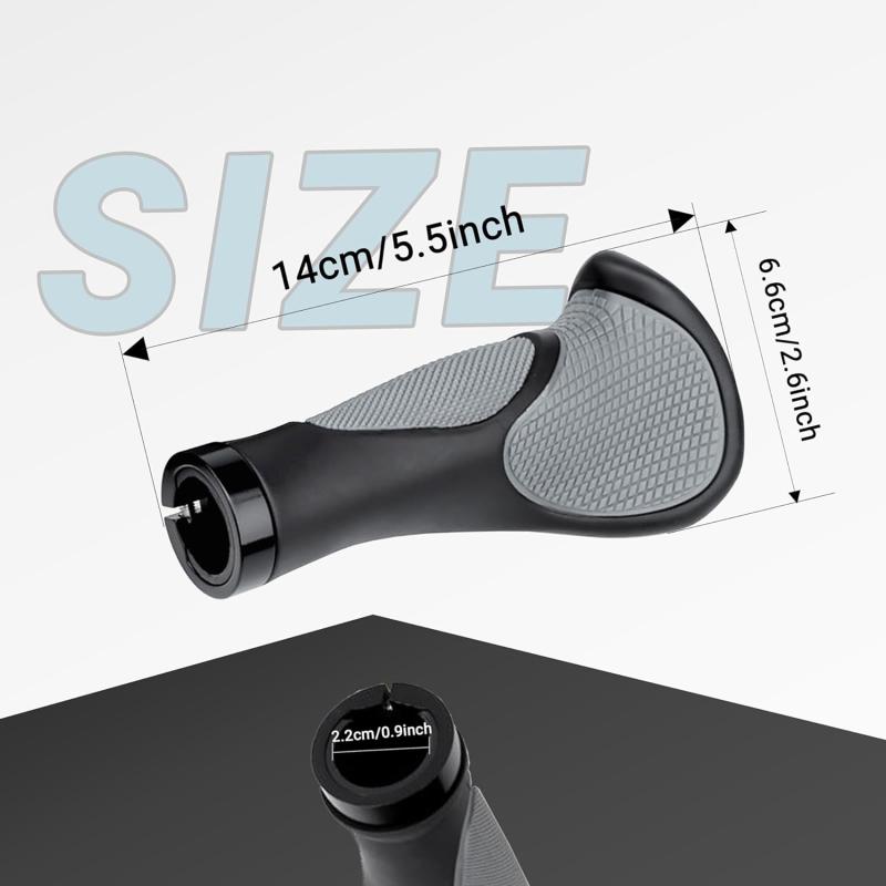 1 пара ручек для велосипеда, противоскользящие, двухсторонние, с фиксатором, ручки для велосипедного руля, чехлы для велосипедных деталей