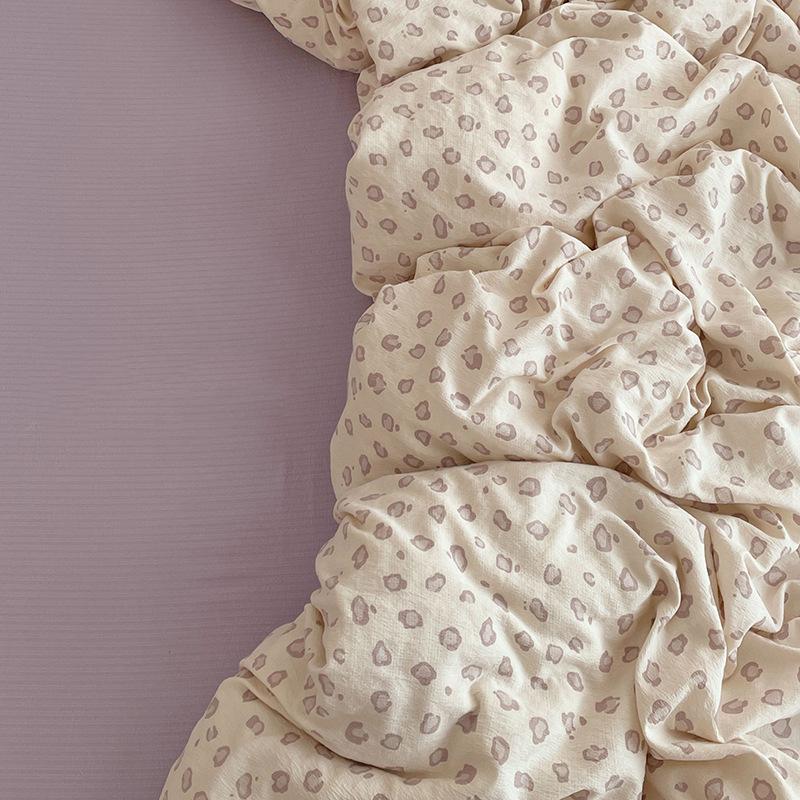 Двухслойный сетчатый пододеяльник для студентов Мягкий Прочный Комплект постельного белья Удобный Двуспальный размер Предметы первой необходимости для спальни