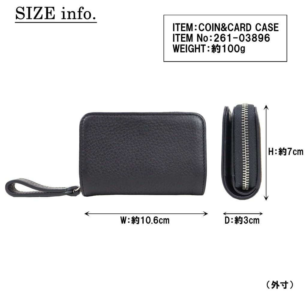 Porter Splendor Coin & Card Case, 261-03896, Black, Size 10