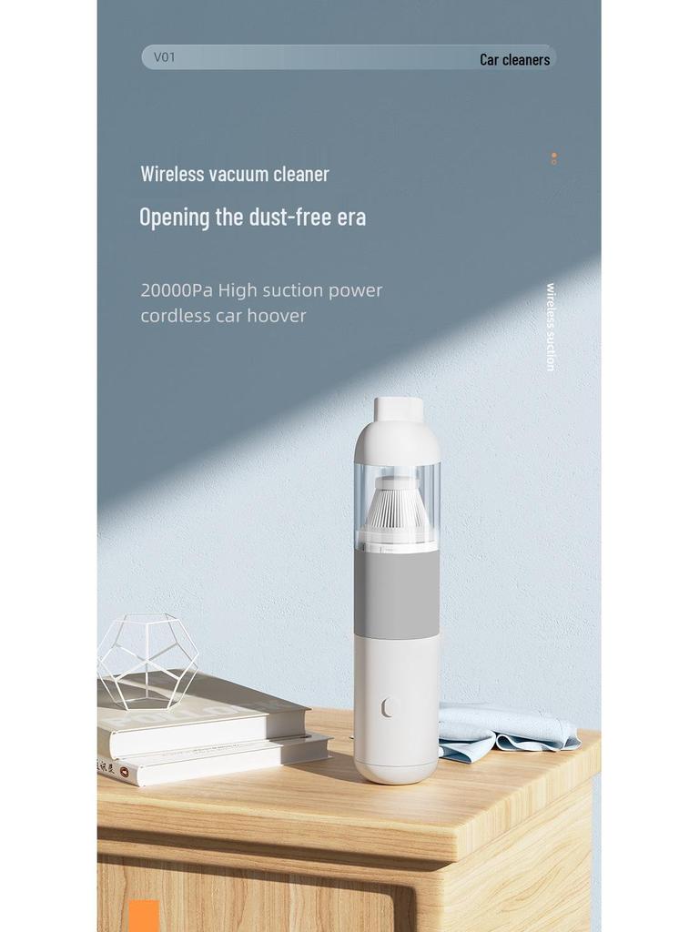 Беспроводной мини-ручной автомобильный пылесос с высокой мощностью всасывания