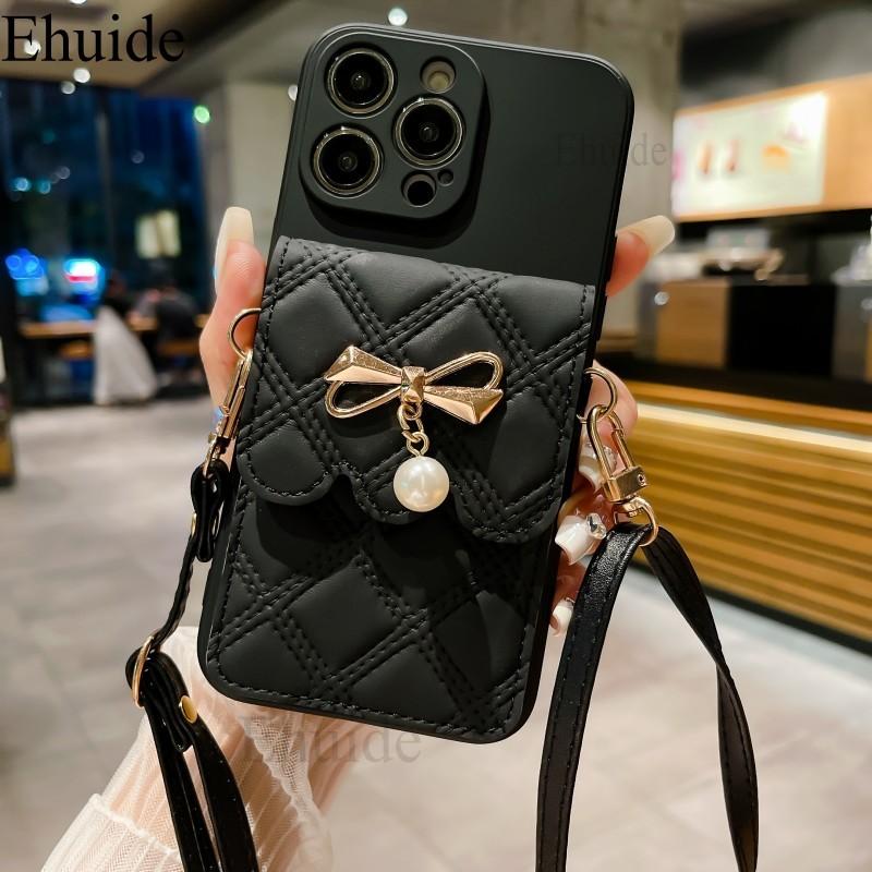 Кошелек-чехол на ремешке для Motorola Moto Edge 60 Fusion 60S 50 Pro G86 G56 G54 G85 G96 Слот для карт Сумка-чехол на ремешке через плечо Кожаный чехол