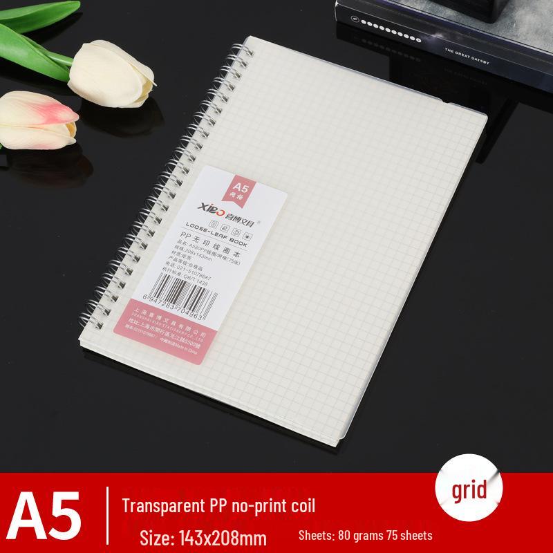 Портативный съемный блокнот B5A5 на спирали для старшеклассников