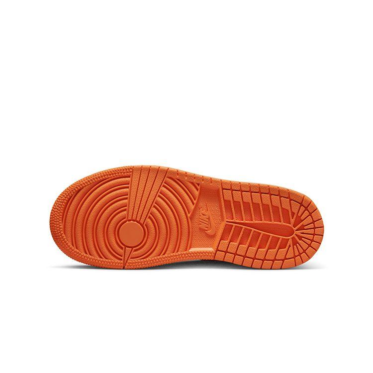 Детские кроссовки Air Jordan 1 High OG PS Starfish Orange White Cacao-Wow CU0449-101