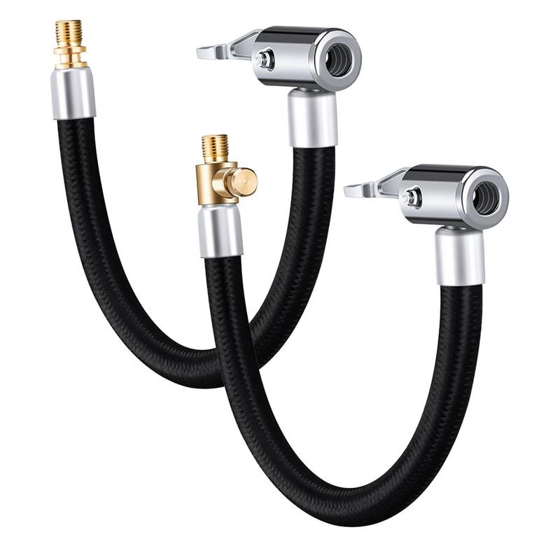 Автомобильный шланг для накачивания шин, удлинитель для накачивания шин, адаптер для поворотного соединения шин, запирающий воздушный патрон для велосипеда и мотоцикла