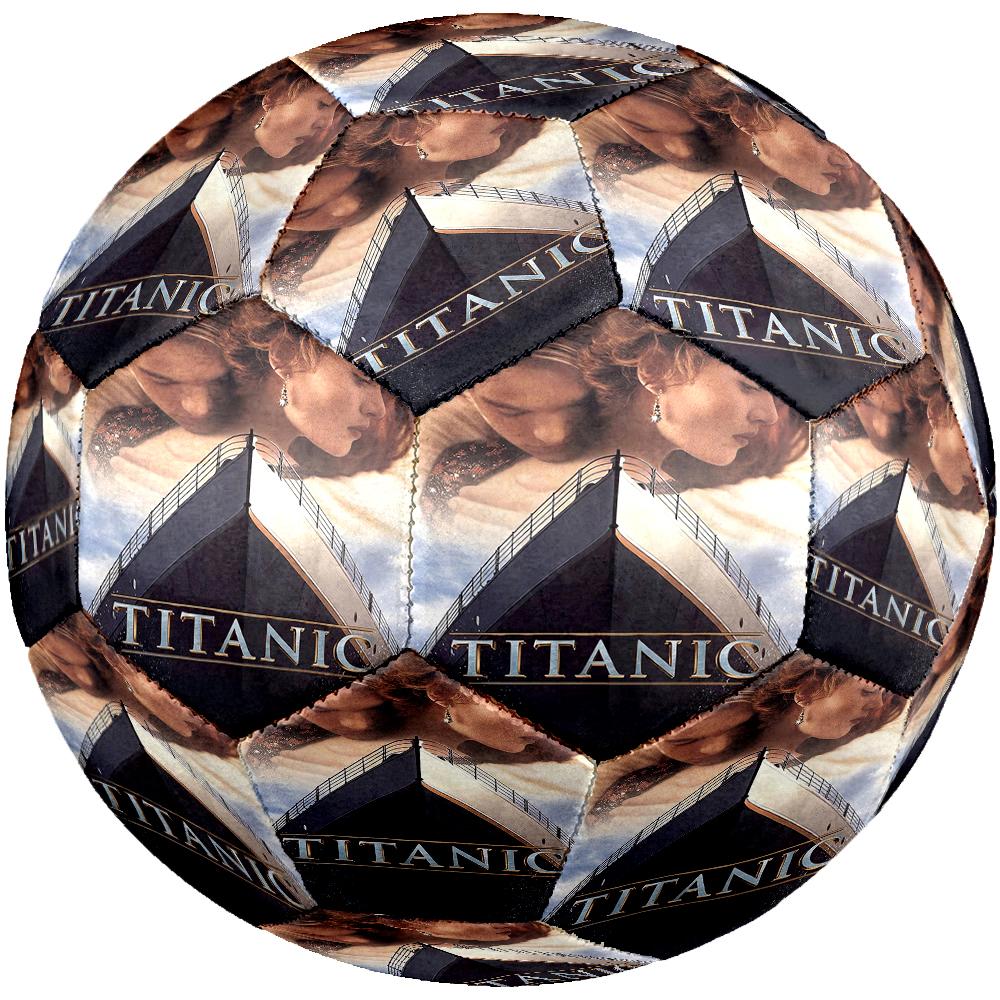 Titanic Theme Size 5 Soccer Ball, Suitable for Both Indoor and Outdoor Matches, a Gift Suitable for Everyone.