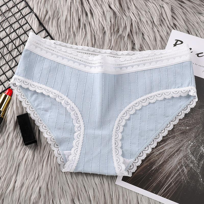 Cotton Underwear with Knickers Low Waist Lingerie Sexy Cute for Ladies Panties