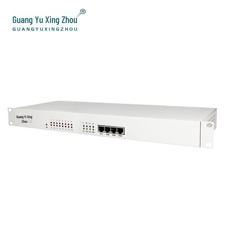 Конвертер протоколов E1 в Ethernet Guangyuxingzhou GY-16E1-10/100M на 16 портов