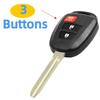 Car key cover 2/3/4 Buttons Remote Car Key Shell Case for Toyota Camry Prius 2012 2013 2014 2015 2016 2017 Corolla RAV4 TOY43