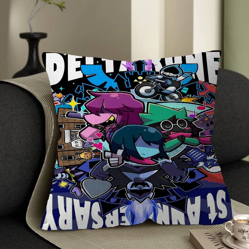 Чехол для подушки в стиле аниме D-Deltarune для спальни, комнаты и дивана в гостиной, декоративный чехол для подушки