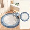Ins Style Bedroom Decor Round Carpet Blue Carpets for Living Room Washable Lounge Water Proof Mat Anti-slip Cloakroom Soft Rug