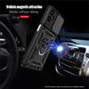 KEYSION Противоударный чехол для Samsung M06 5G A06 5G Силикон+ПК Сдвижная защита камеры Кольцо-подставка Чехол для телефона для Galaxy F06 5G